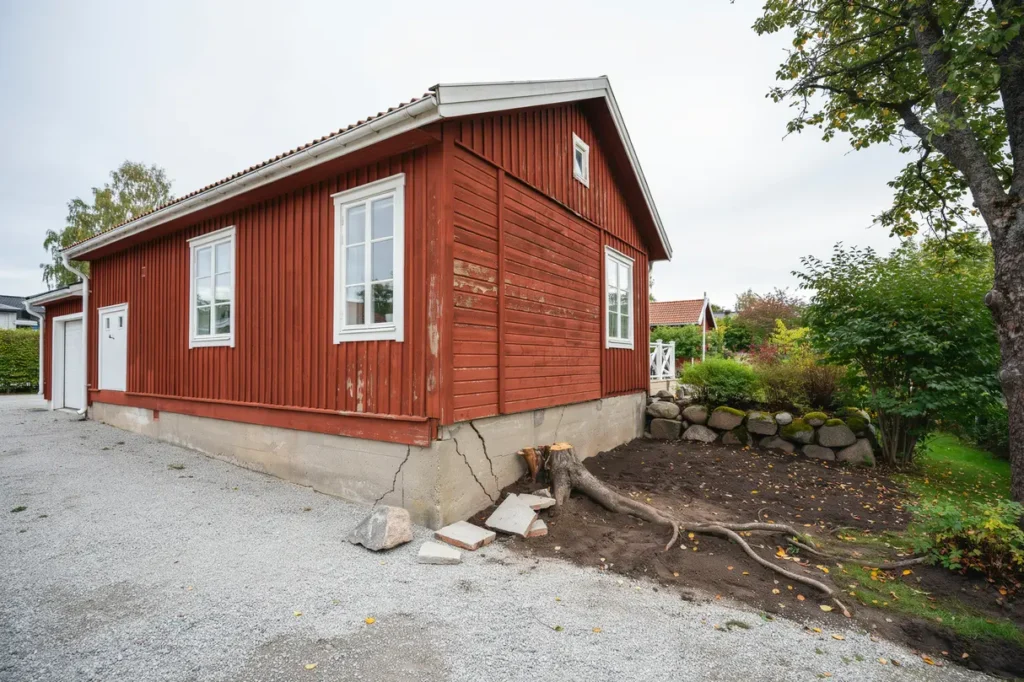 s skyddar du husgrund garageuppfart och murar fr n invasiva tr dr tter p tomten